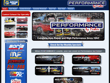 Tablet Screenshot of performancebyfisher.com